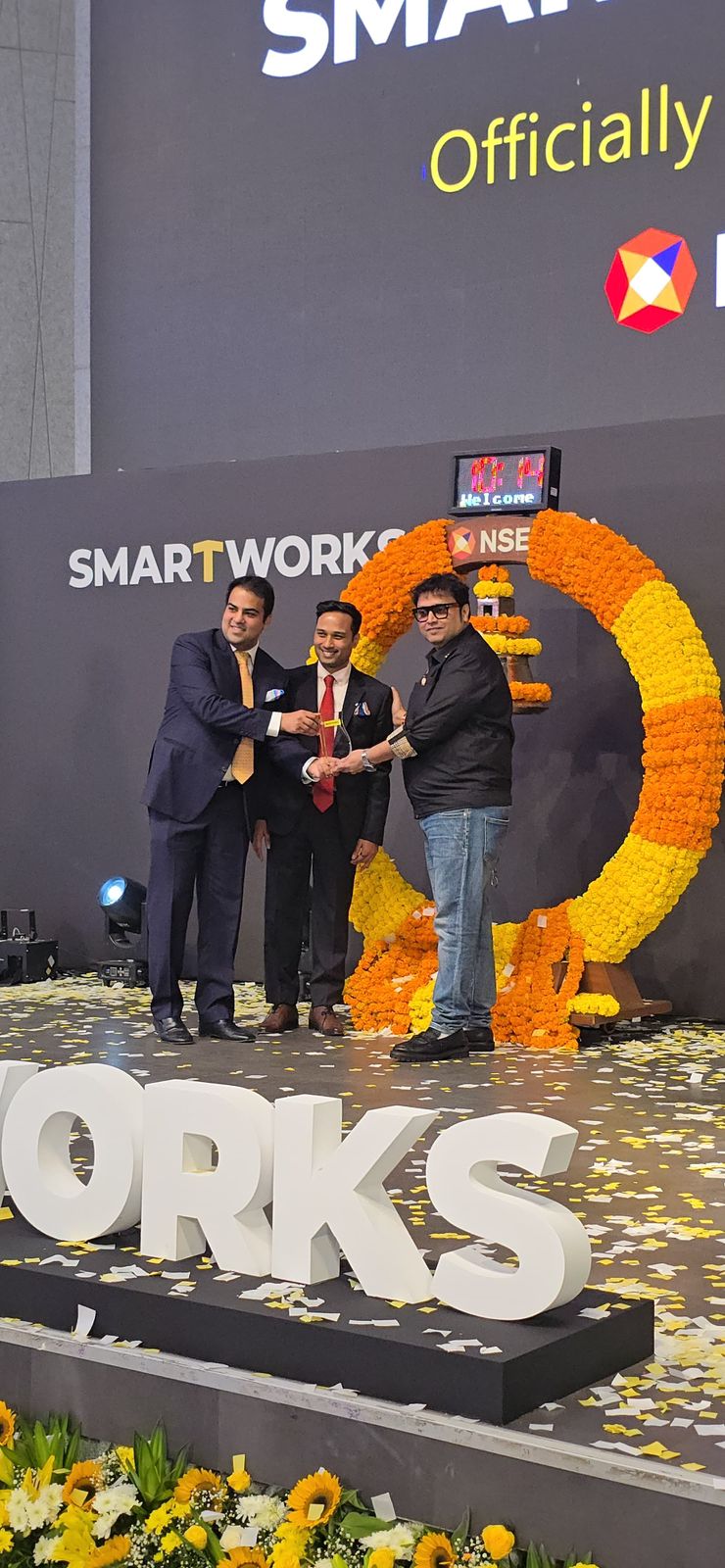 Smartworks Coworking Spaces Ltd at NSE